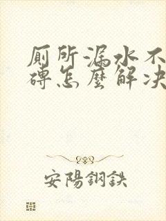 厕所漏水不砸地砖怎么解决