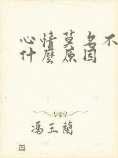 心情莫名不好是什么原因