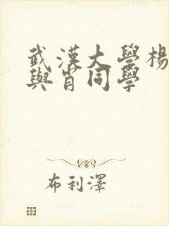 武汉大学杨同学与肖同学