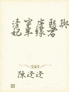 清穿康熙与太子妃半缘君