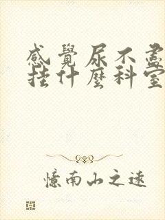 感觉尿不尽尿频挂什么科室