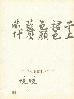 藏蓝色裙子搭配什么颜色上衣好看