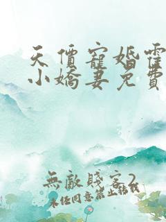 天价宠婚霍总的小娇妻免费阅读