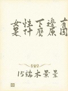 女性下边有异味是什么原因