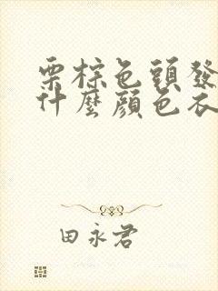 栗棕色头发搭配什么颜色衣服好看