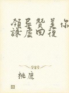 领导赞美你怎么谦虚回复