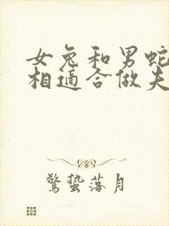 女兔和男蛇的属相适合做夫妻吗