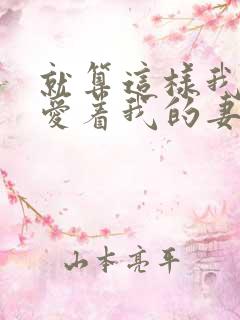就算这样我还是爱着我的妻子