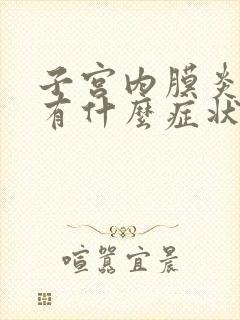 子宫内膜炎重度有什么症状