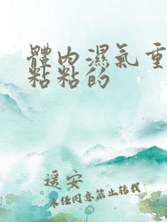 体内湿气重拉屎粘粘的