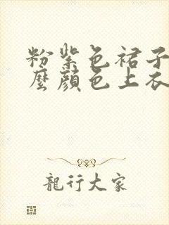 粉紫色裙子配什么颜色上衣好看