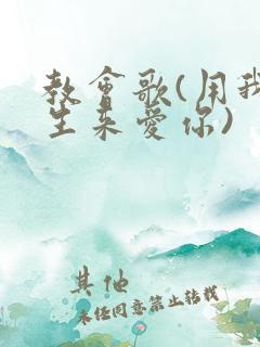 教会歌(用我一生来爱你)