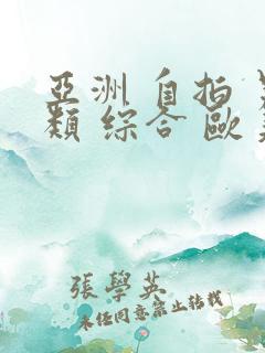 亚洲 自拍 另类 综合 欧美