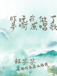 昨晚我做了一个梦啊原唱歌曲