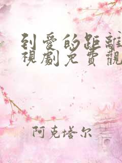 到爱的距离 电视剧免费观看全部