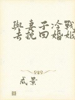 与妻子冷战怎样去挽回婚姻