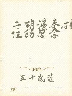 二胡演奏,挡不住的思念