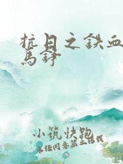 抗日之铁血兵王马铮