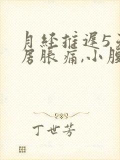 月经推迟5天乳房胀痛,小腹阵痛有分泌物