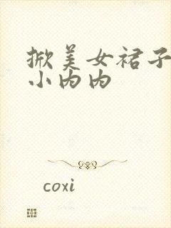 掀美女裙子看到小内内