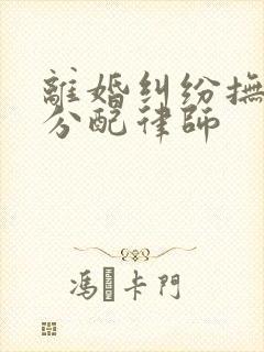 离婚纠纷抚养权分配律师