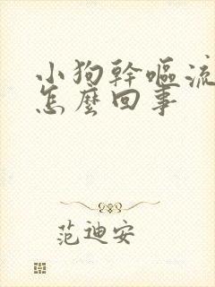 小狗干呕流鼻涕怎么回事