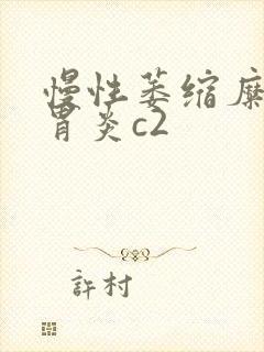 慢性萎缩糜烂性胃炎c2