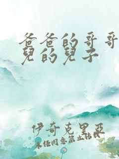 爸爸的哥哥的女儿的儿子