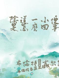 阴道一小便就疼是怎么回事