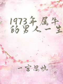 1973年属牛的男人一生命运