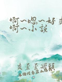 啊~嗯~好爽~啊~小说