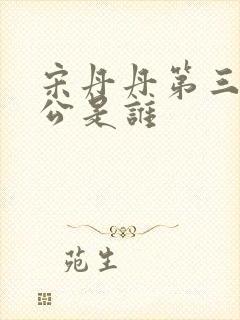 宋丹丹第三任老公是谁