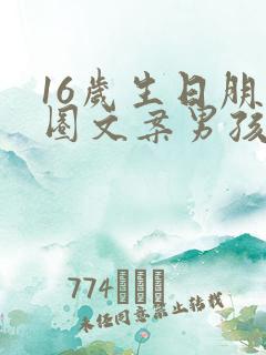 16岁生日朋友圈文案男孩子