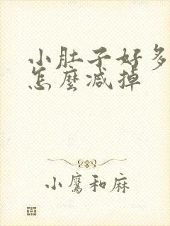 小肚子好多肉肉怎么减掉