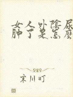 女人外阴尿道口肿了是怎么回事