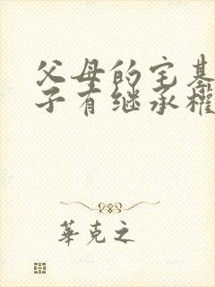 父母的宅基地儿子有继承权吗