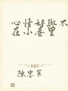 心情好与不好走在小巷里