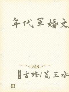 年代军婚文h