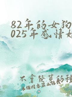 82年的女狗2025年感情婚姻