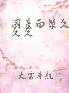 国产白浆久久久久久