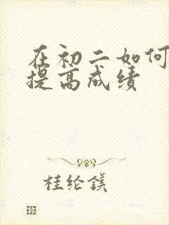 在初二如何快速提高成绩