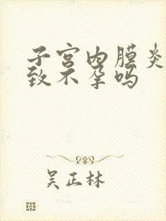 子宫内膜炎会导致不孕吗