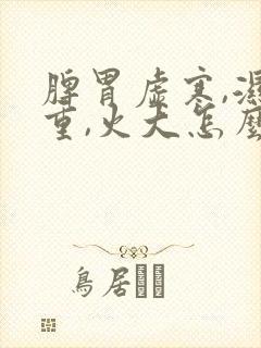 脾胃虚寒,湿气重,火大怎么办