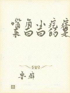 嘴角小疙瘩挤出来白白的是怎么回事