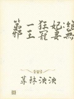 第一狂妃:绝色邪王宠妻无度