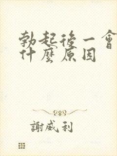 勃起后一会就软什么原因