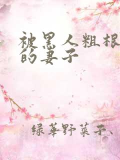 被黑人粗根征服的妻子