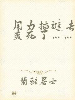 用力插进去……爽死了……快点插