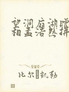 望洞庭湖赠张丞相孟浩然拼音版