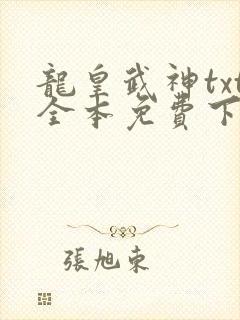 龙皇武神txt全本免费下载